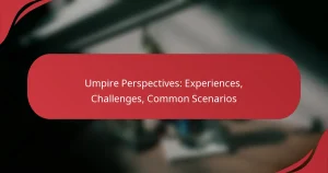 Umpire Perspectives: Experiences, Challenges, Common Scenarios
